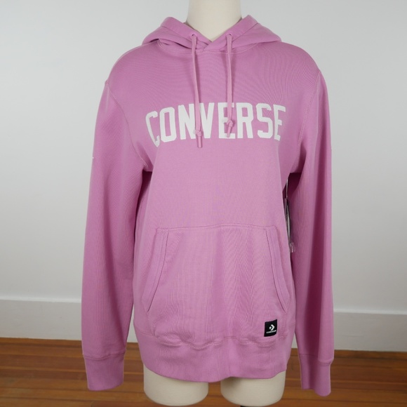 womens pink converse hoodie